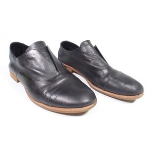 Kork-Ease Shoes Womens Size 8 Black Nottingham Leather Slip On Loafer Comfort